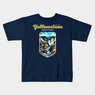 USA - NATIONAL PARK - YELLOWSTONE - Yellowstone Artists Point -17 Kids T-Shirt